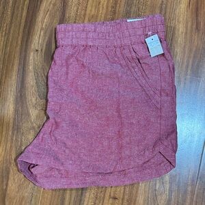 Red Mid Rise Skirt XXL